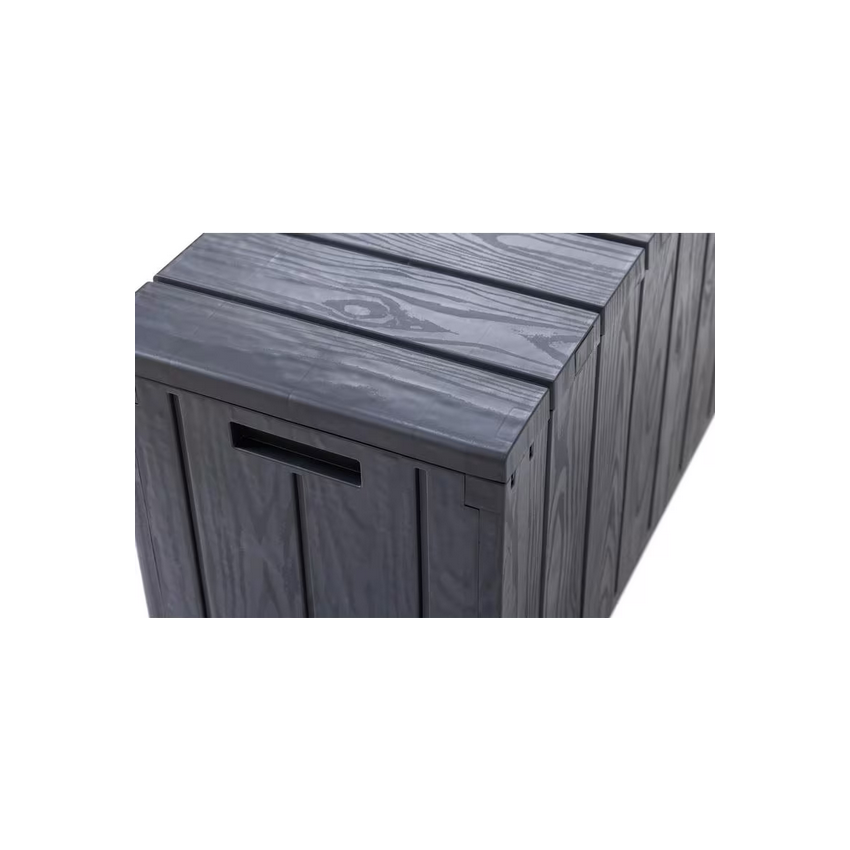 Coffre de Jardin en Résine BRAVO 270L Anthracite