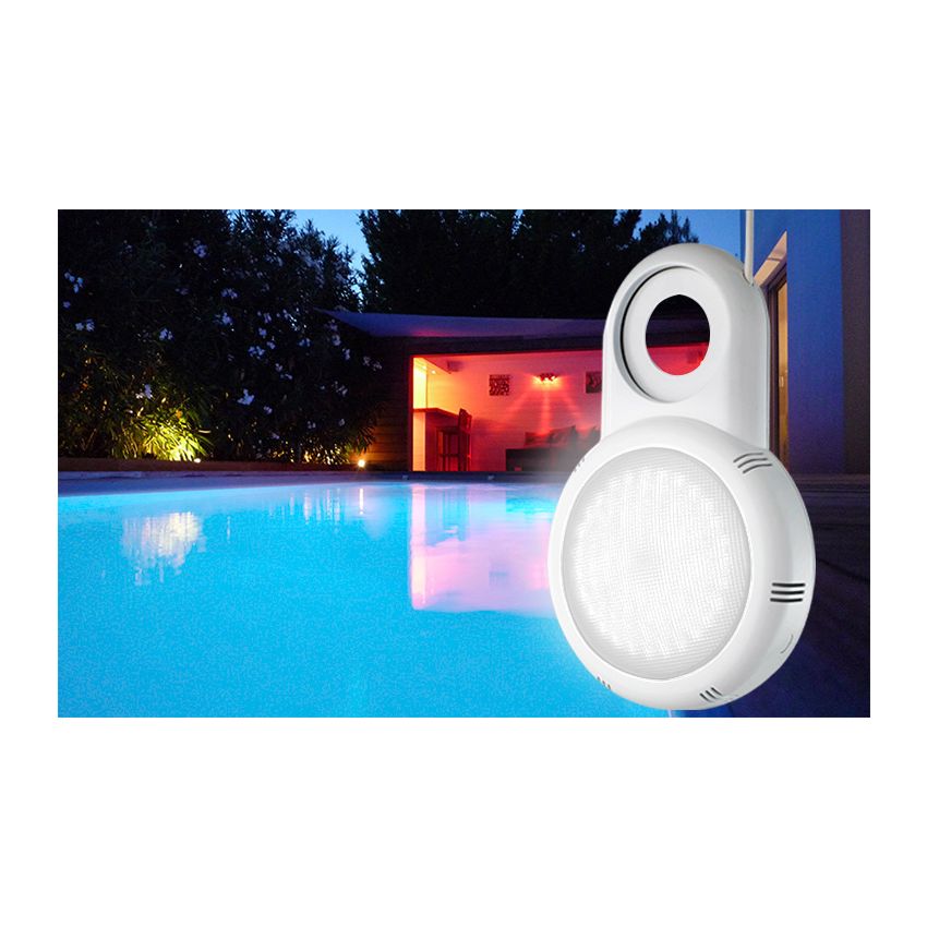 Projecteur LED Blanc pour piscine Montage sous Buse