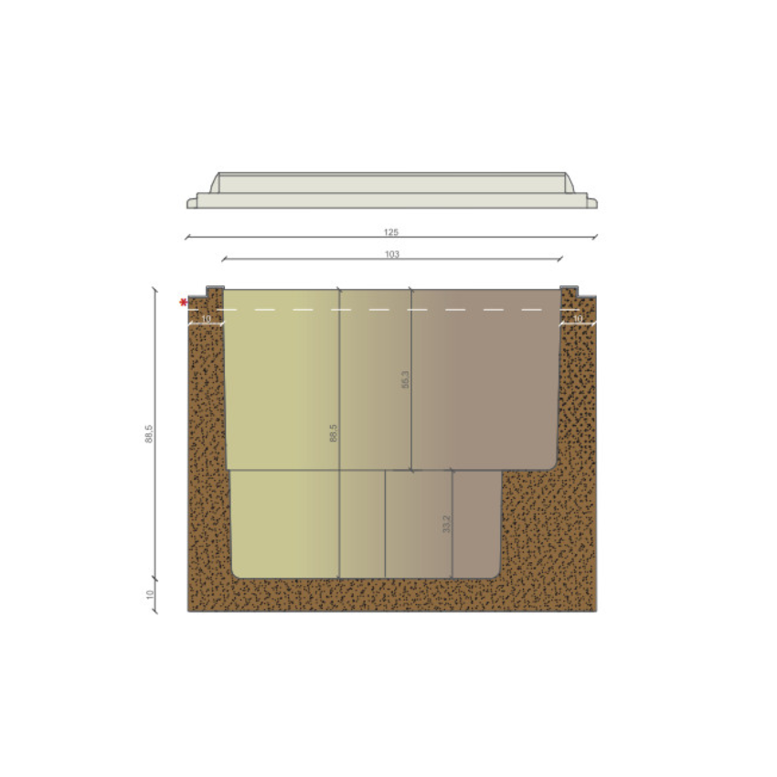 Kit de filtration Piscine à enterrer Traitement au chlore Pompe 1CV