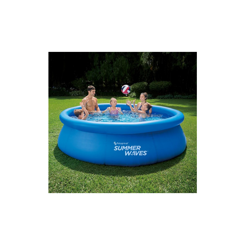 Piscine gonflable SUMMER WAVES ⌀305x76cm avec Filtration à cartouche