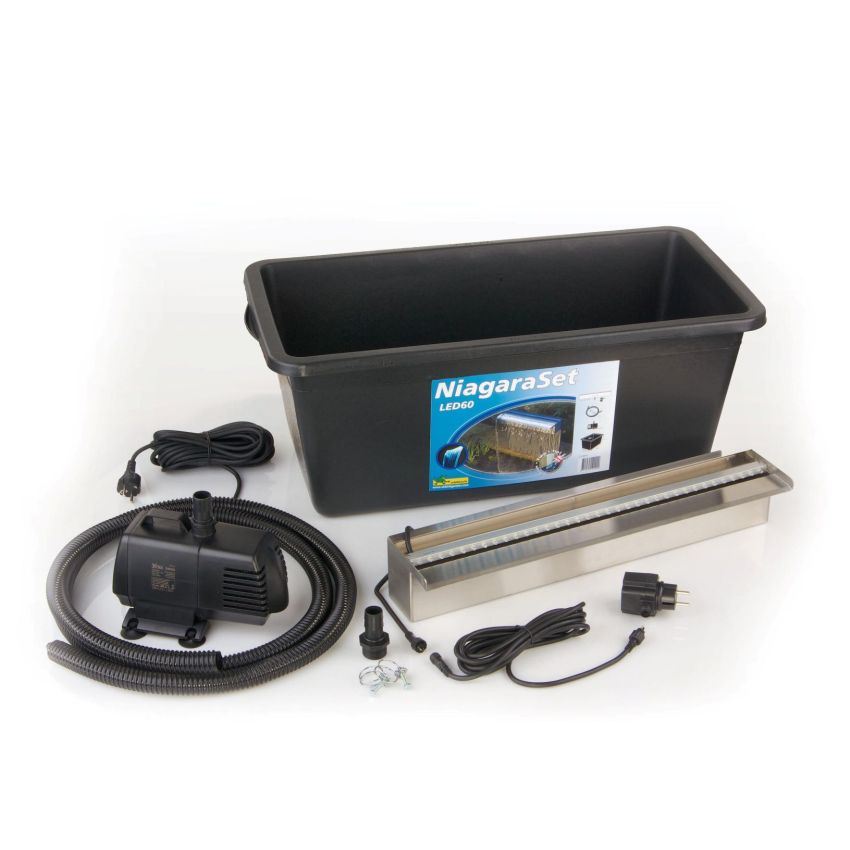 Kit Cascade NIAGARA Inox LED 60cm