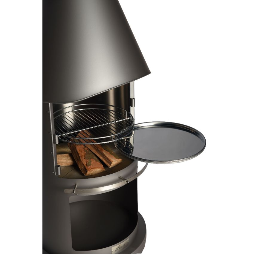 Bac de récupération des graisses en Acier Inoxydable Ø39cm