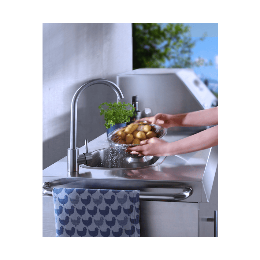 Cuisine d'extérieur Oxford en Acier Inoxydable 244x64x124cm