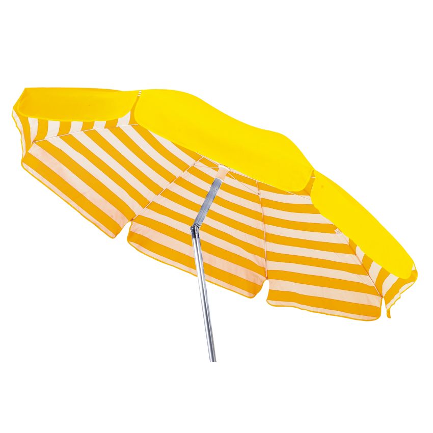 Parasol VENEZIA Duplex 200/8 cm Bleu et Blanc