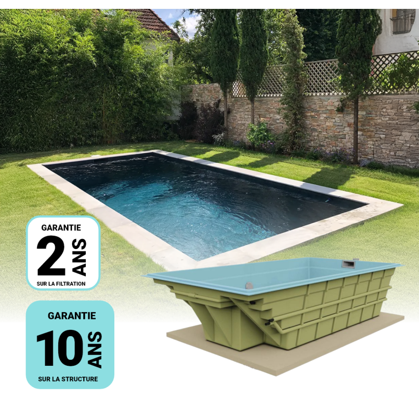Kit Confort pour piscine à Coque SEINE 72