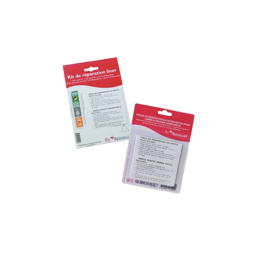 5 Patches de réparation pour bâches et produits gonflables 