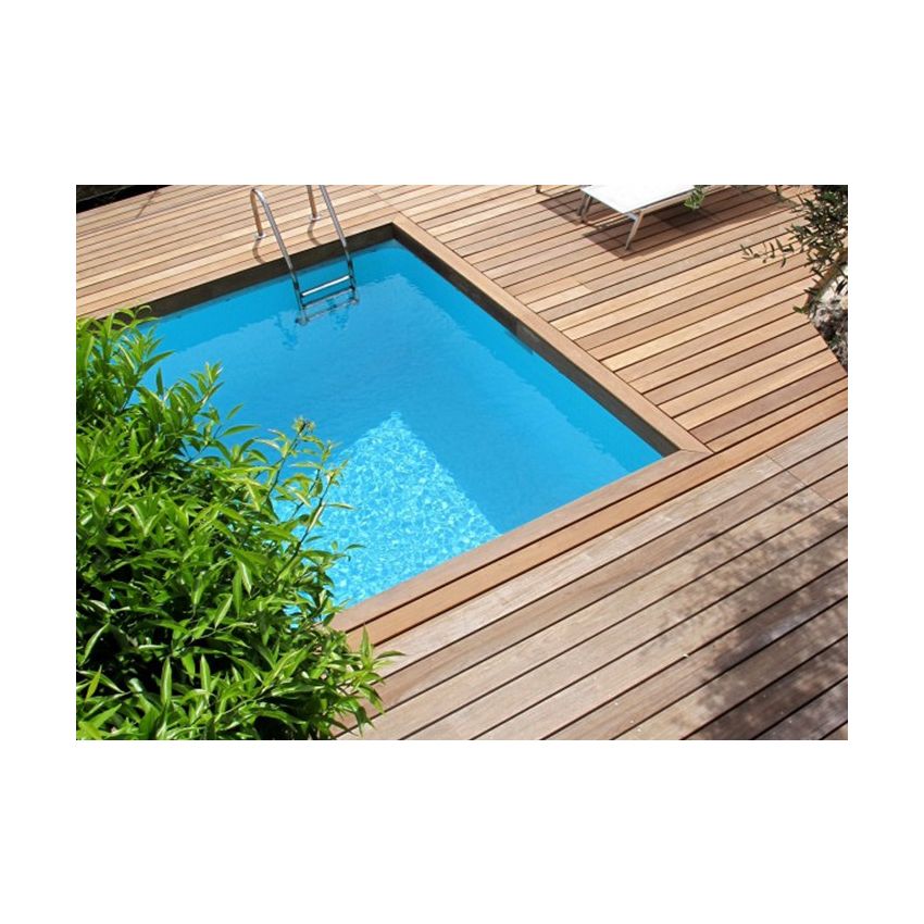 Piscine Bois Tropicana Carrée 320x320x145cm