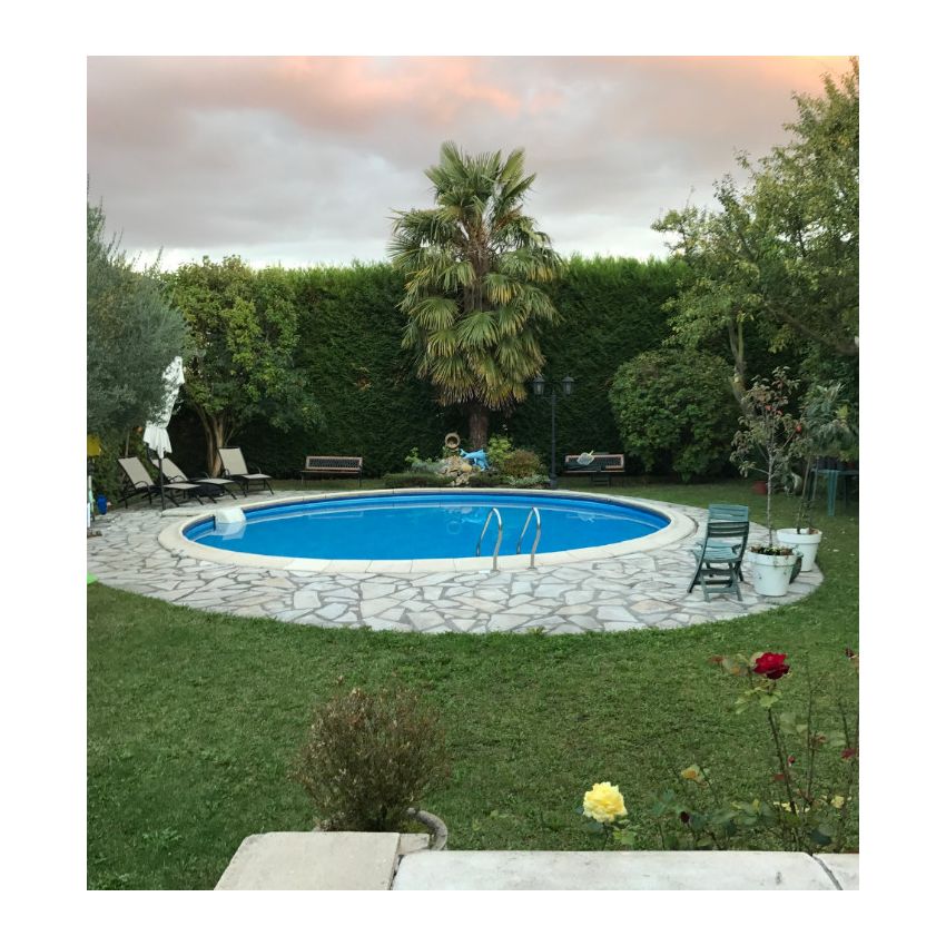 Piscine LOCA D 4.50 x H1.50 Enterrée Acier Ronde 