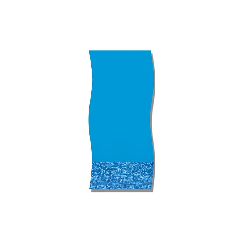 Liner bleu de  3.65x7.31 mètres Swirl pour piscine ovale tubulaire