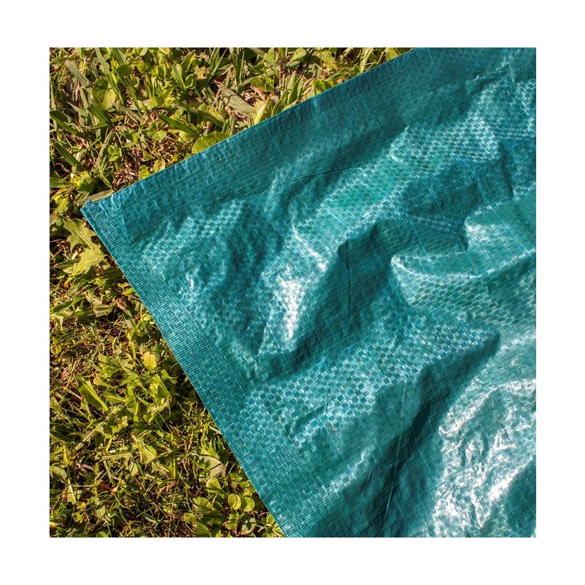 Piscine acier aspect bois ronde Mauritius 460x h132cm 