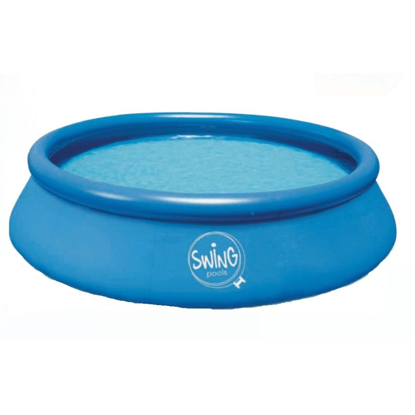 Piscine gonflable ronde Bleu ⌀305x76cm avec Filtre a cartouche