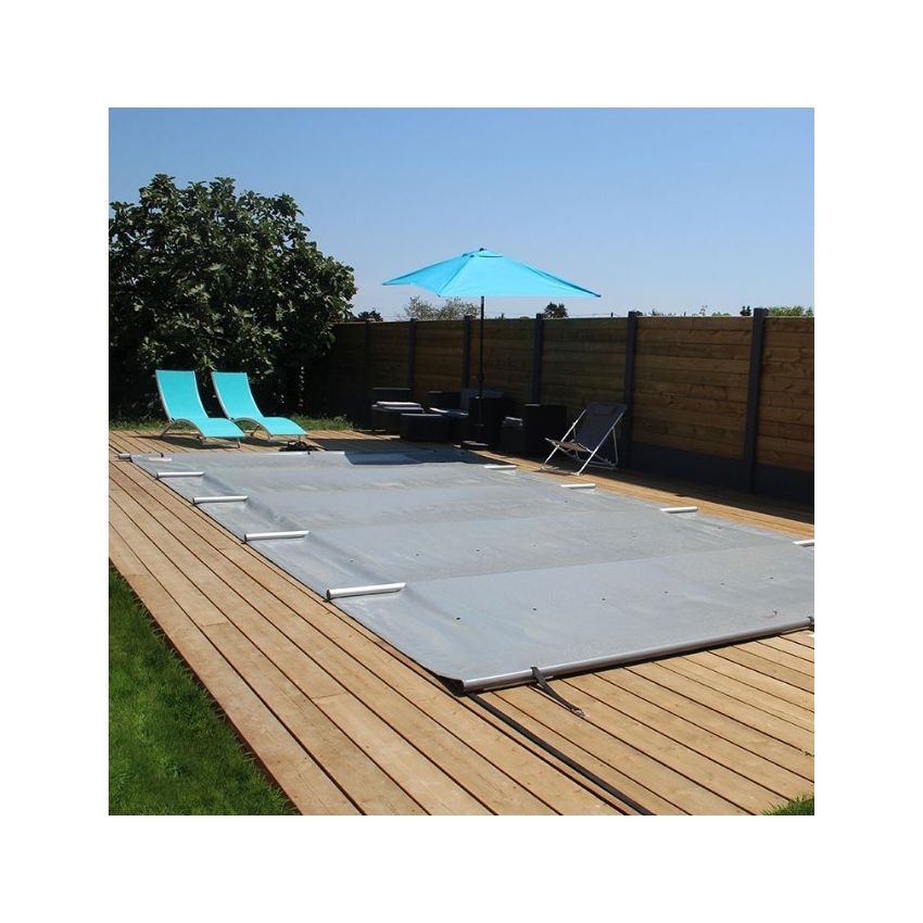 Bâche à barres pour piscine rectangulaire 720x400 cm