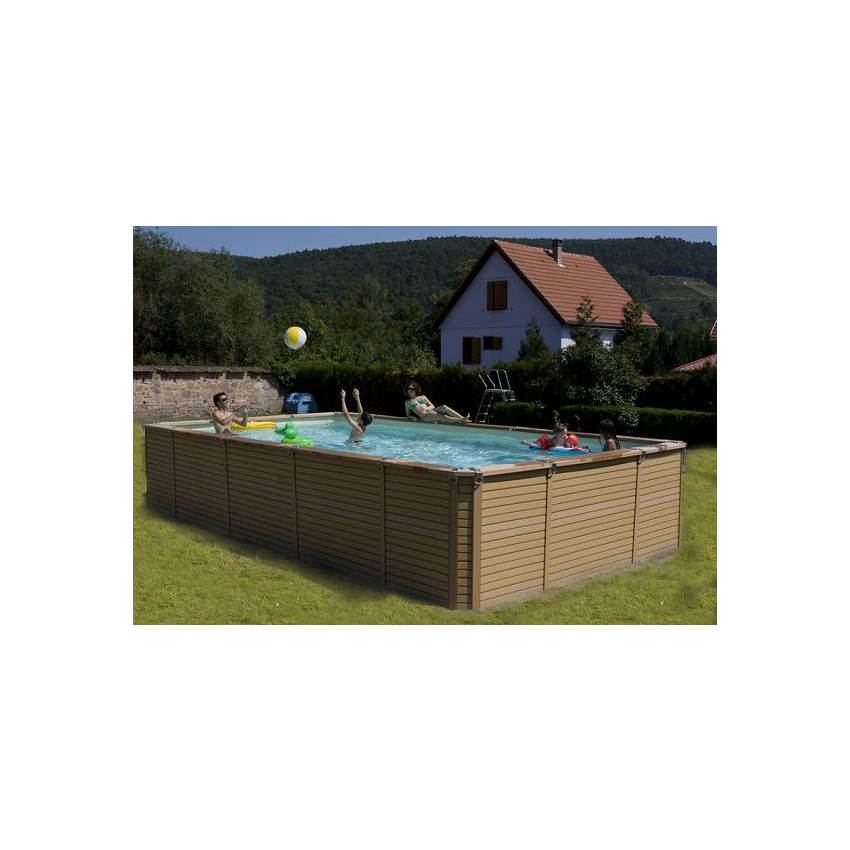 Piscine composite Zodiac AZTECK rectangle 7,30 x 4,00 x 1,40 m 