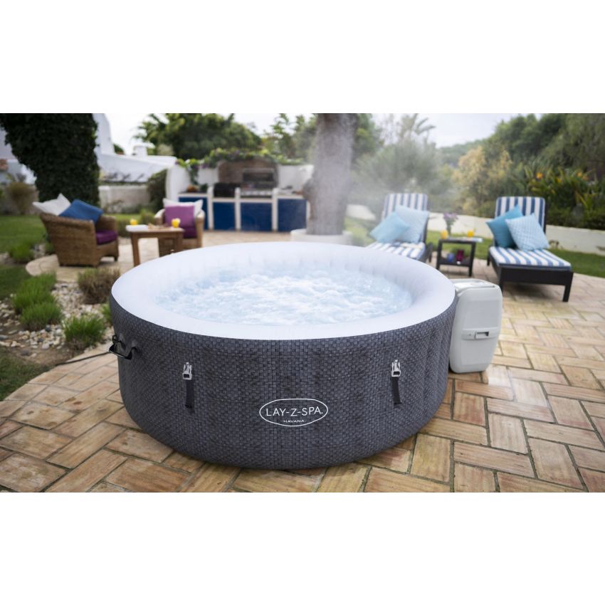 Spa Gonflable Lay- Z Havana Rond 2/4 personnes