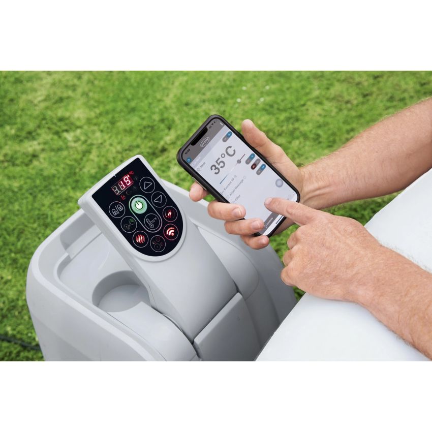 Spa Gonflable Lay- Z Havana Rond 2/4 personnes