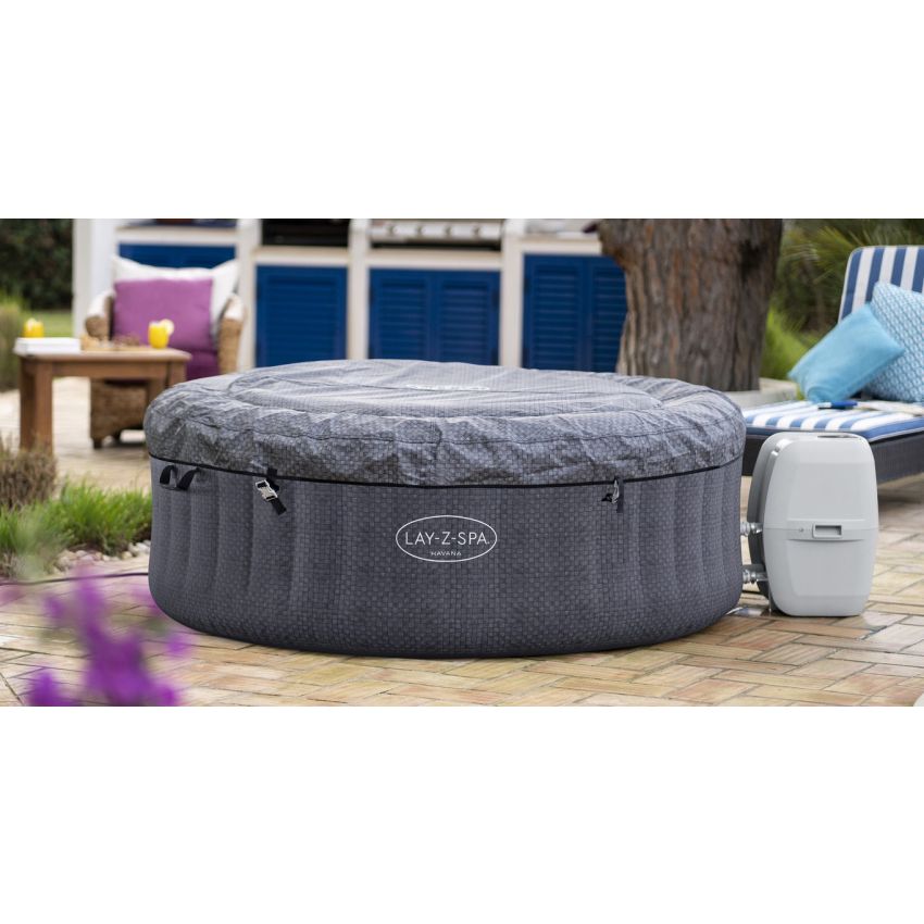 Spa Gonflable Lay- Z Havana Rond 2/4 personnes