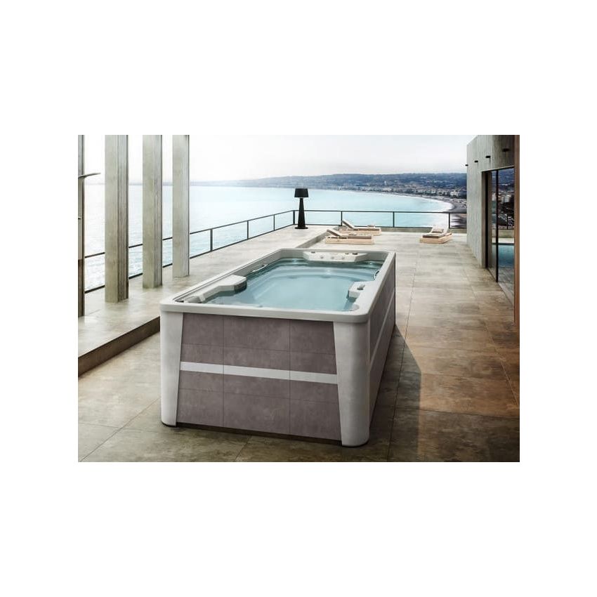 Spa de nage Avec Meuble Swimspa MEDITERRANEA