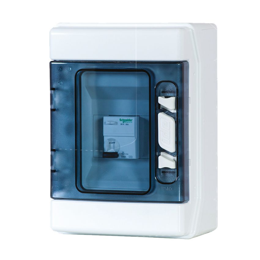 Coffret avec Disjoncteur C10A + Inter Différentiel pour Pompe à chaleur ECOPAC