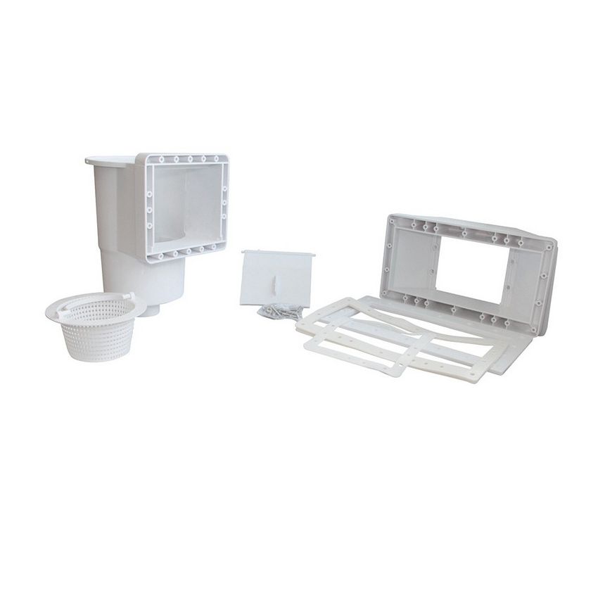Kit Pièces à sceller pour piscine SPARK Skimmer grande meurtrière + Buse de refoulement