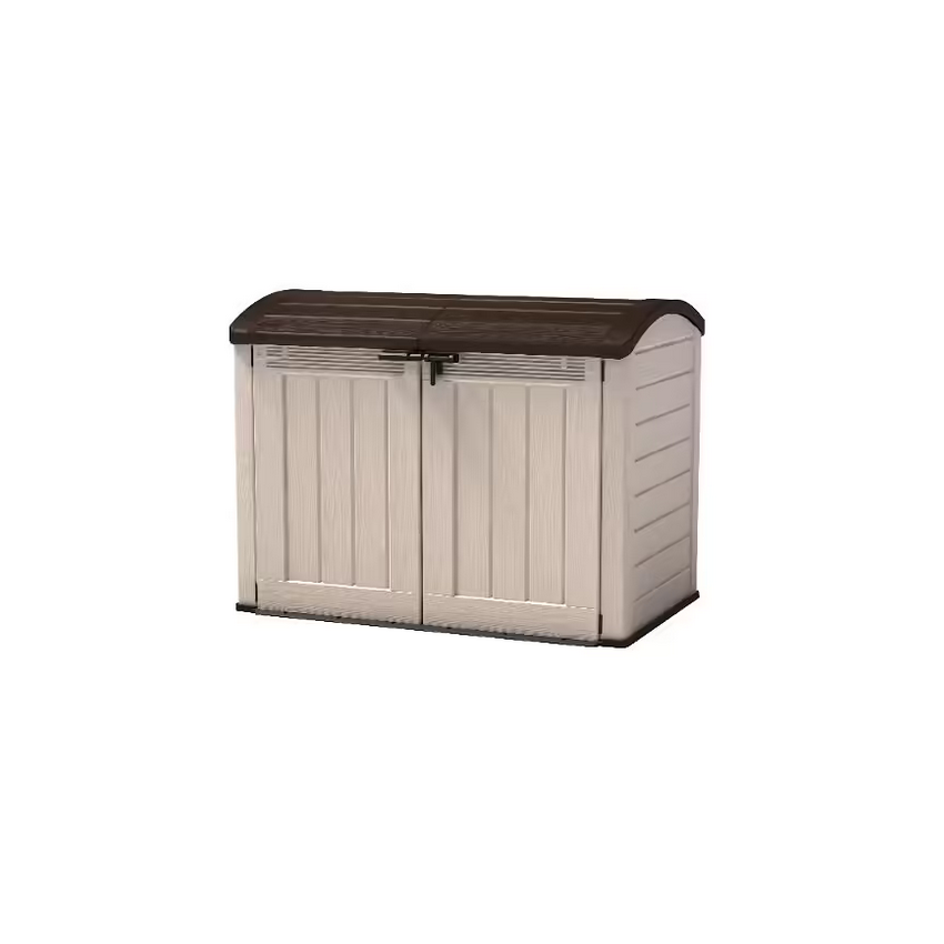 Coffre de Jardin en Résine 2000L Beige