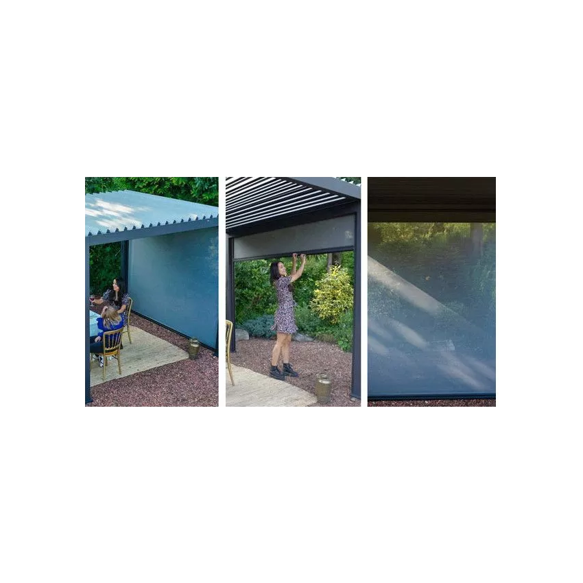 Store latéral 3m Ombréa Anthracite