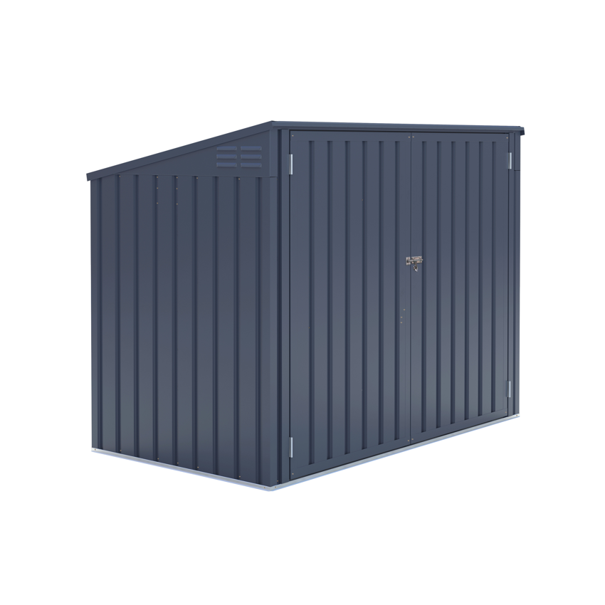 Coffre de Jardin en Métal  2000L Gris