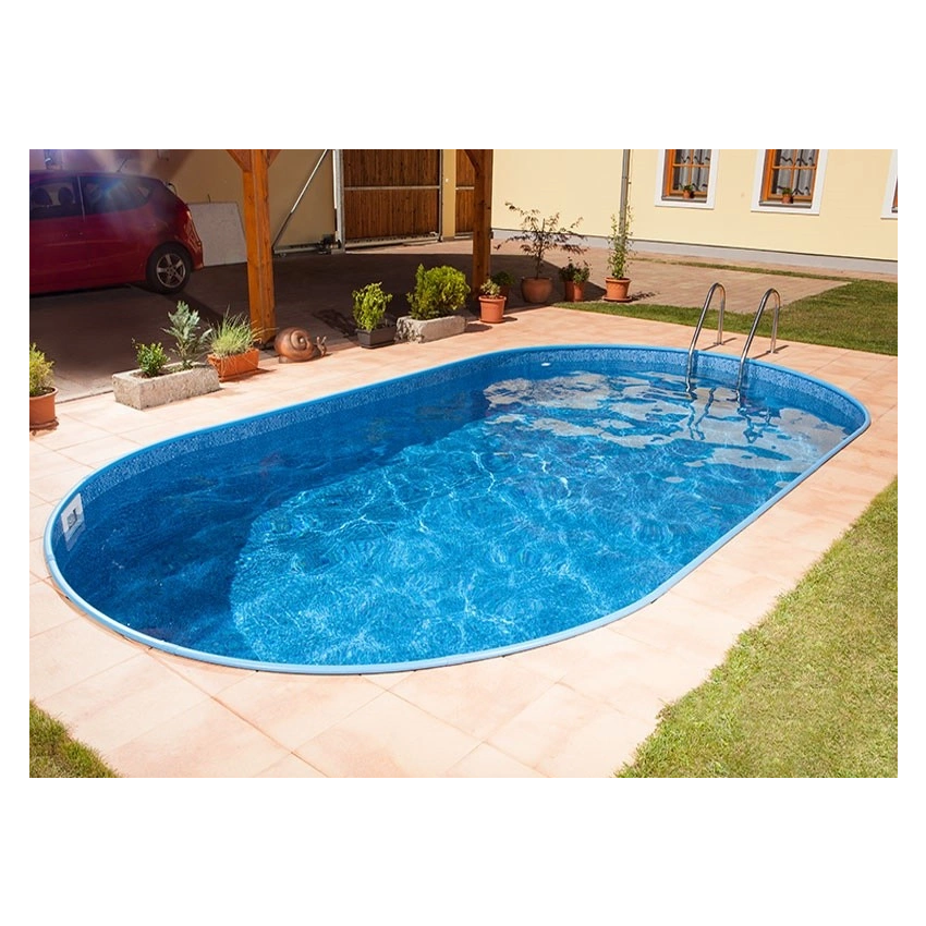 Piscine Allongée Ibiza Acier à enterrer 700x350x150cm