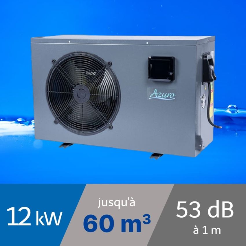Pompe à chaleur Inverter 12 kW pour piscine de 60m3