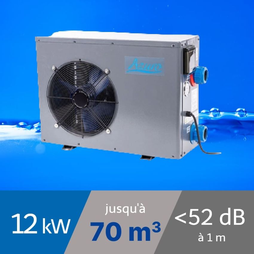 Pompe à chaleur piscine Azuro 12 kW + WiFi pour piscine de 70m3