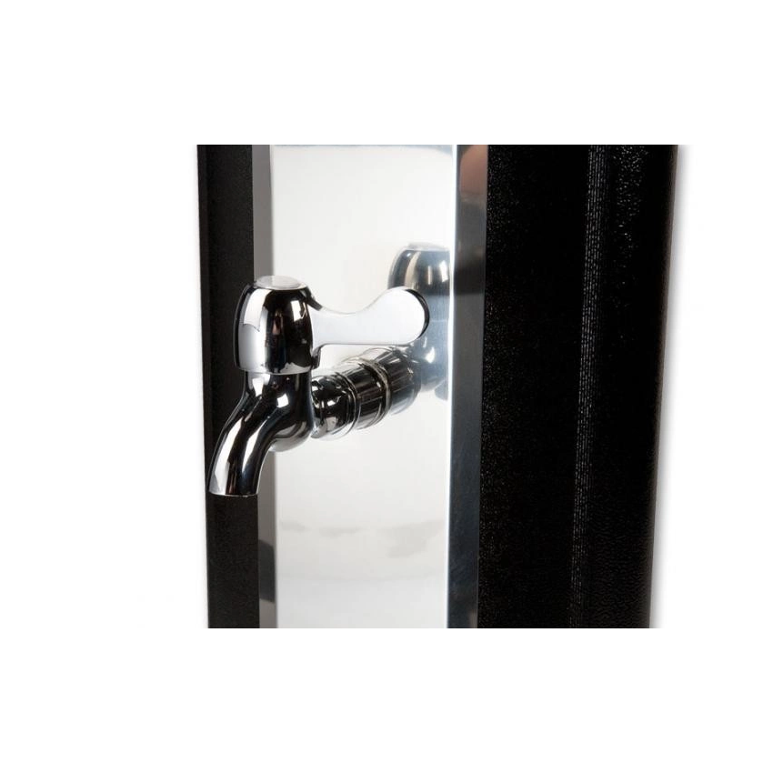 Douche Solaire DELUXE 35L en acier inoxydable et aluminium