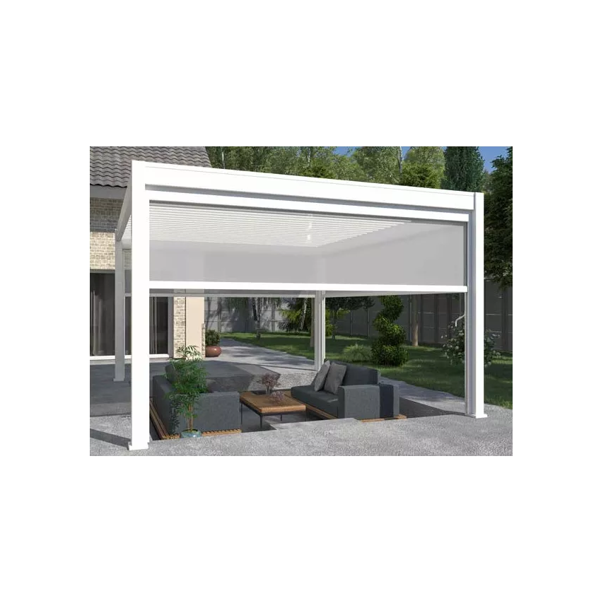 Store latéral 3m Ombréa  Blanc