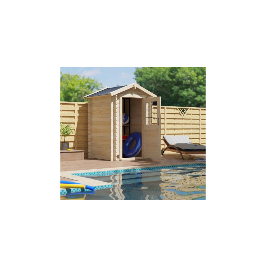 Abri de jardin en bois Juno 1.6m²