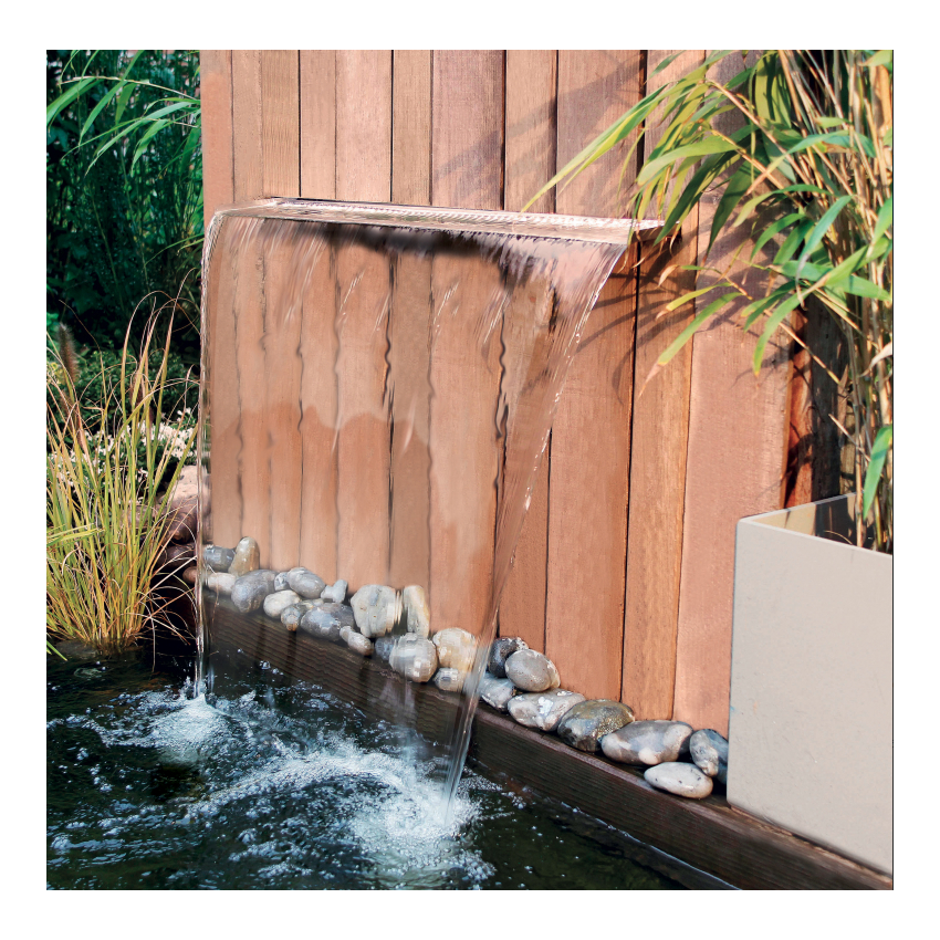 Cascade NIAGARA WALL Inox LED 60cm