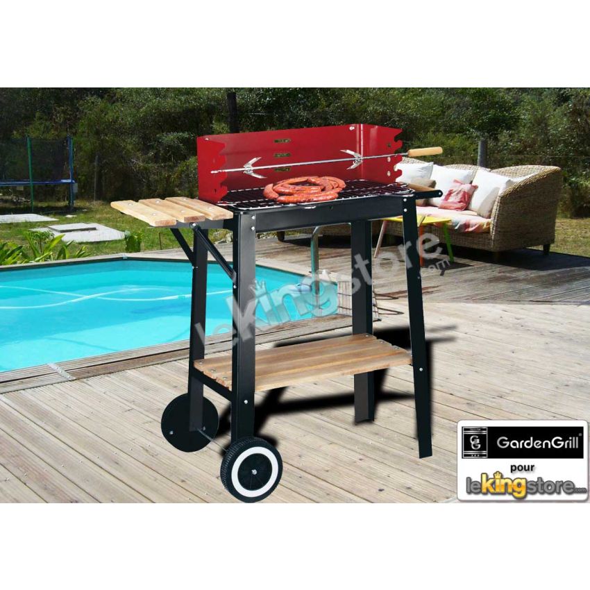 Barbecue Bois RED LINE CHARIOT 