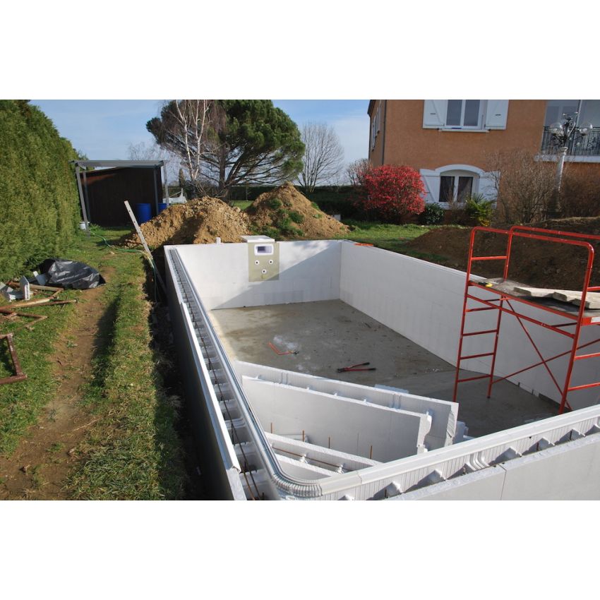 Mur filtrant GS14 BY-PASS, électrolyseur pour piscine jusqu'à 50m3