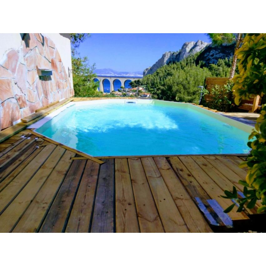 Piscine bois UBBINK SASHA 490x355x130cm