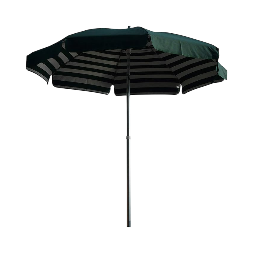 Parasol VENEZIA Duplex 200/8 cm Vert et Blanc