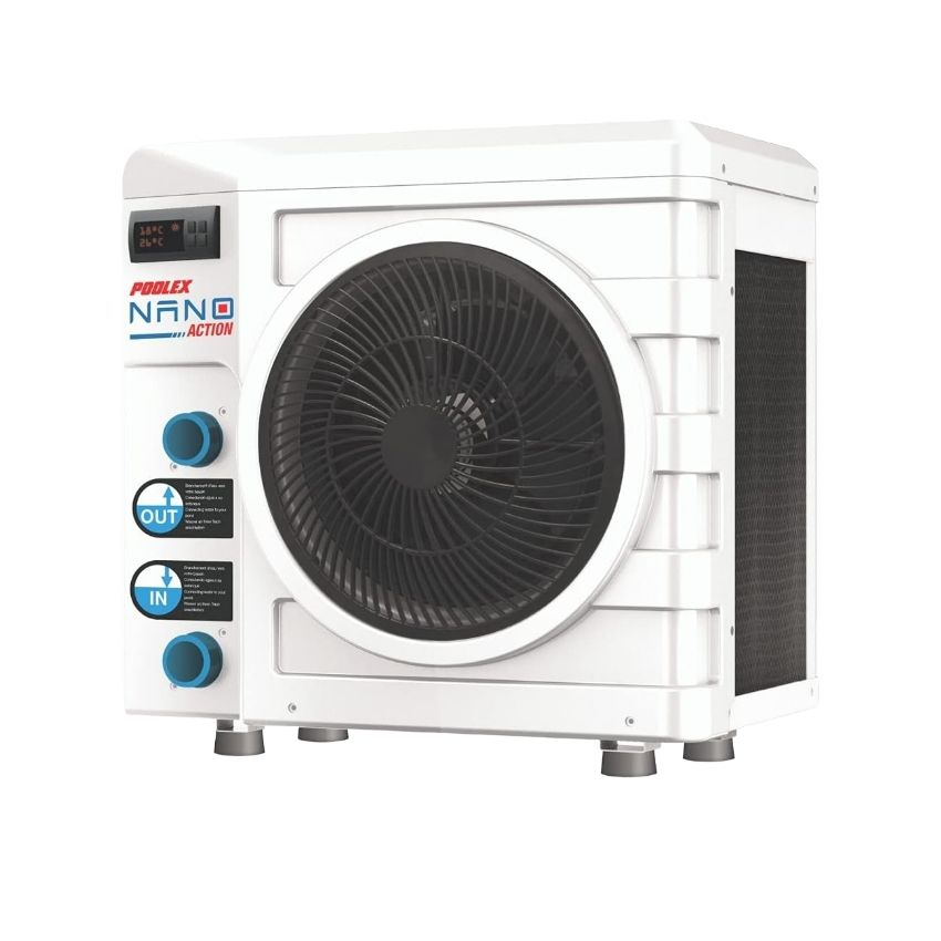 Pompe à chaleur Poolex Nano Action 4 kW pour piscine de 15-28m3