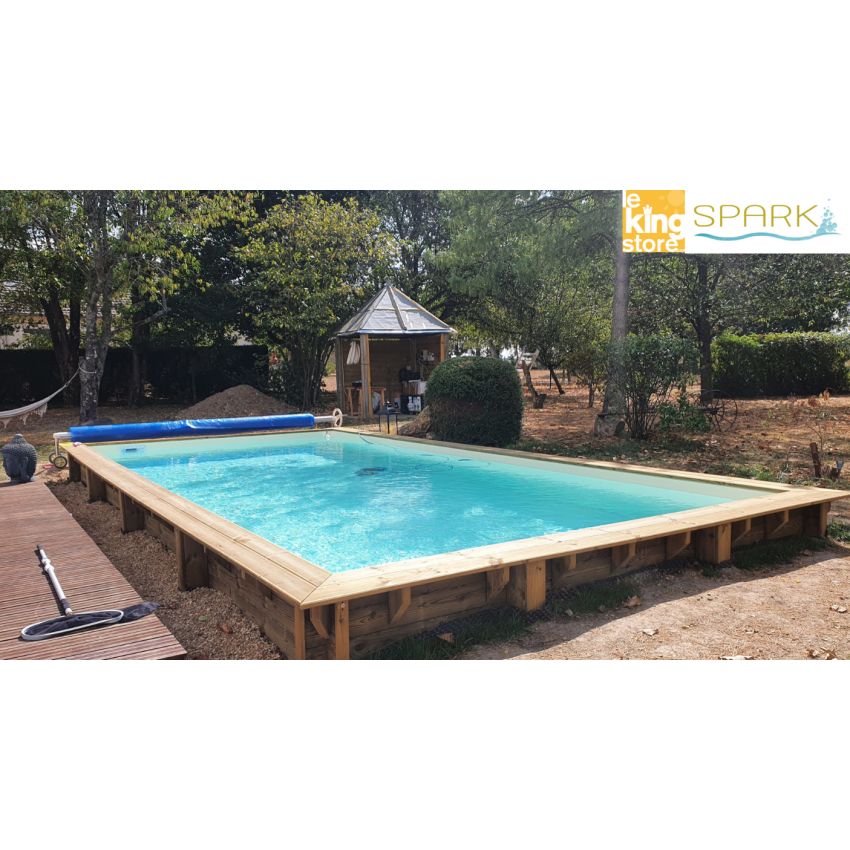 Piscine Bois Luxe Rectangulaire 520x320x131cm