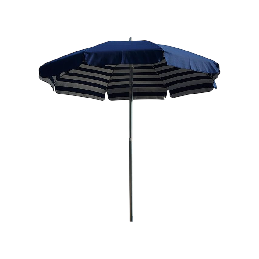 Parasol VENEZIA Duplex 200/8 cm Vert et Blanc