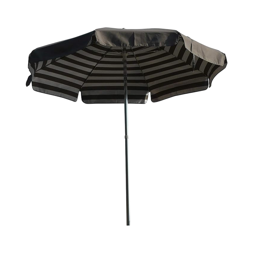 Parasol VENEZIA Duplex 200/8 cm Jaune et Blanc