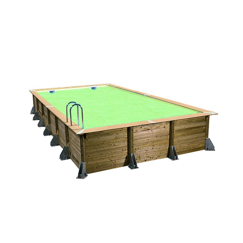 Piscine bois UBBINK LINEA 1100x500x140cm Liner Sable     