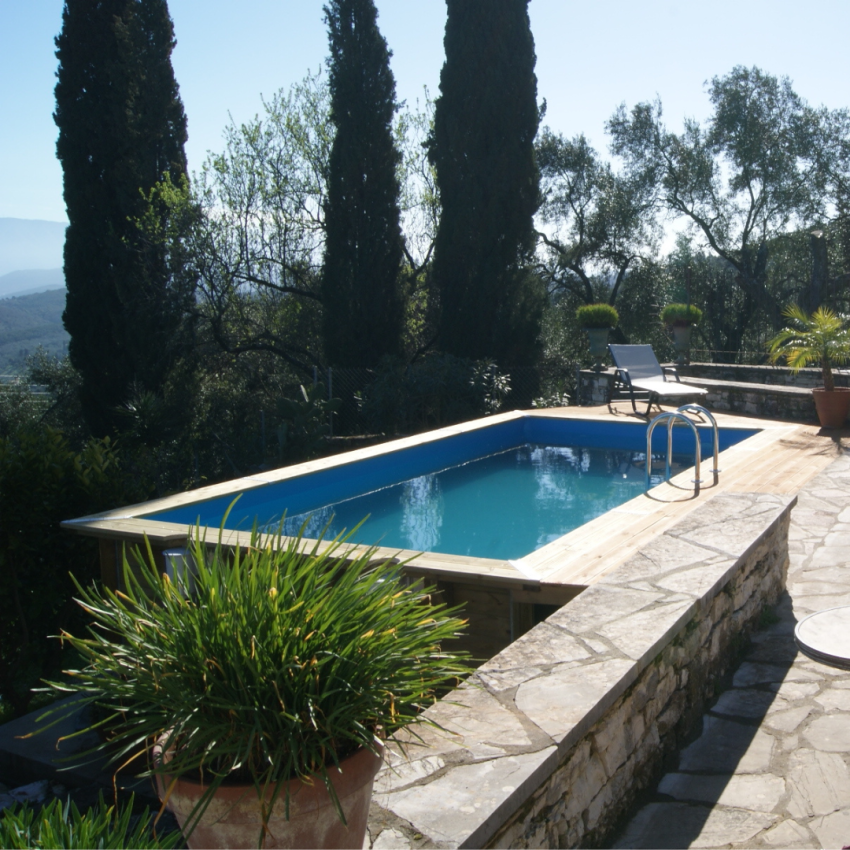 Piscine bois UBBINK SUNWATER 555x300x140cm