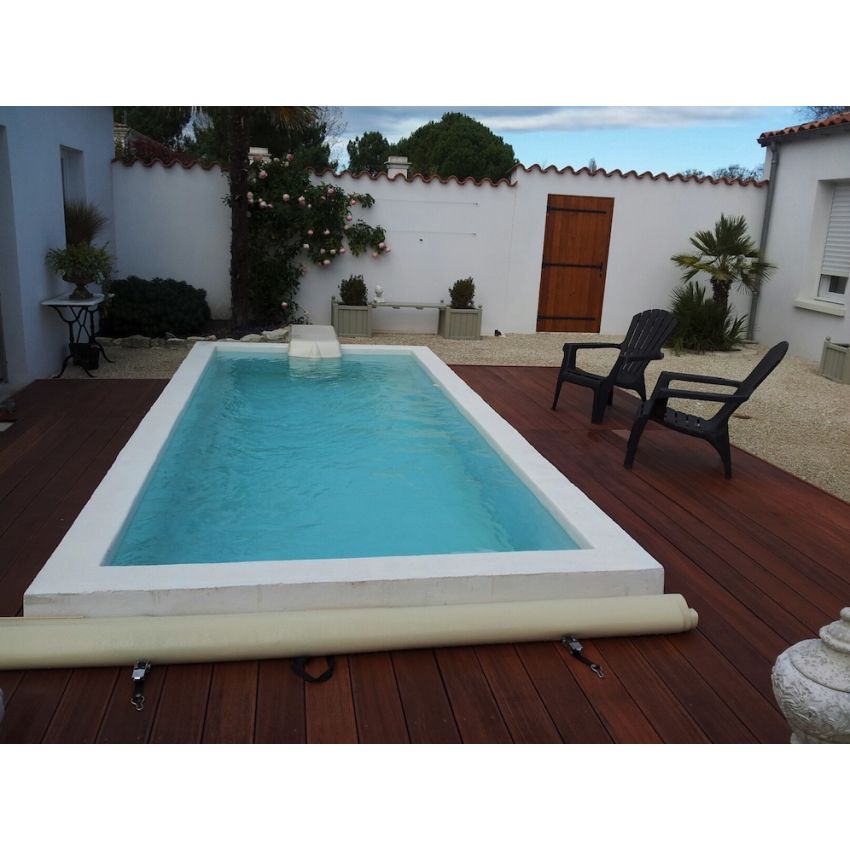 Groupe de filtration MX25 nage à contre courant, électrolyseur, régulateur pH pour piscine jusqu'à 110m3