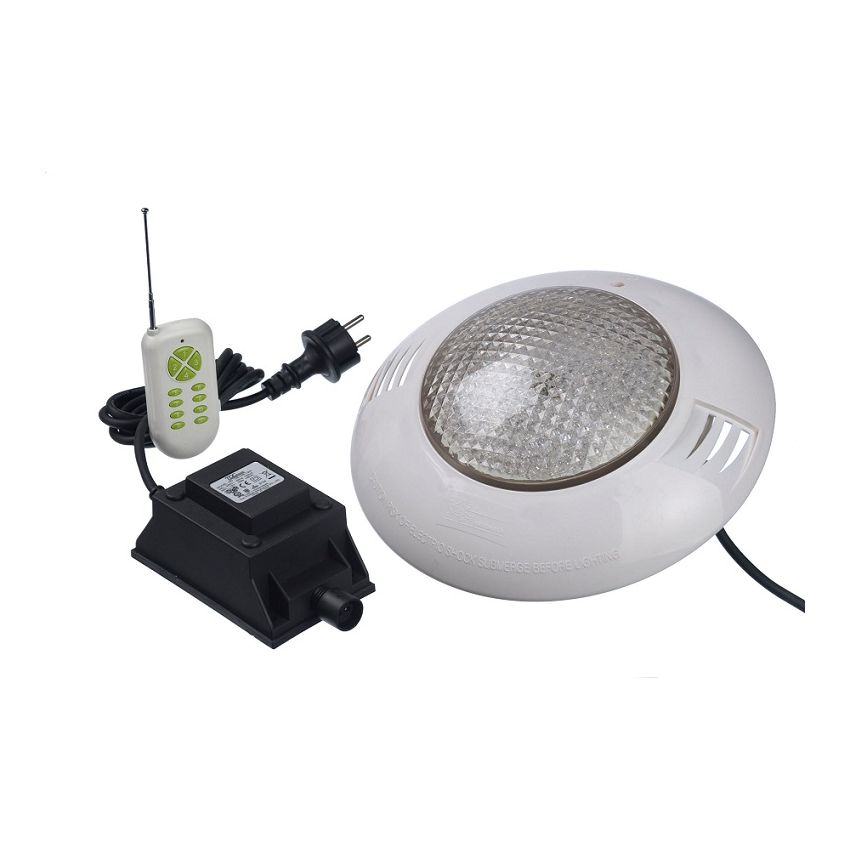 Projecteur LED Multicouleur pour piscine bois