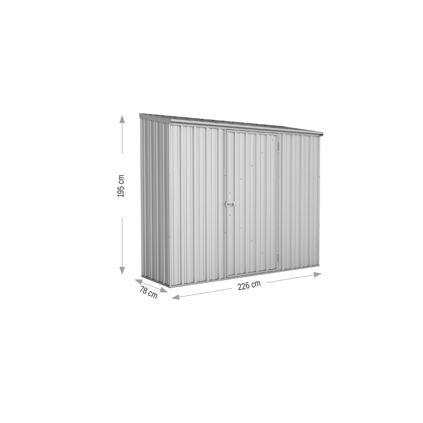 Abris de jardin en métal Cooper 1.6 m2 