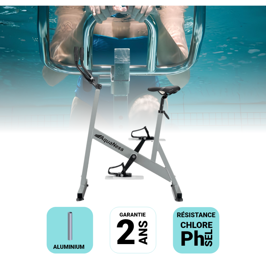 Aquabike V1 Gris Aluminium