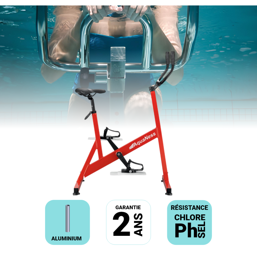 Aquabike Aquaness V3 rouge