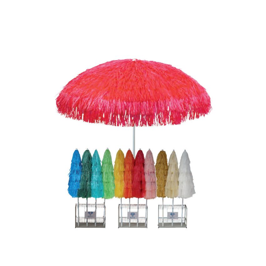 Parasol KENYA Rafia 200/8 cm