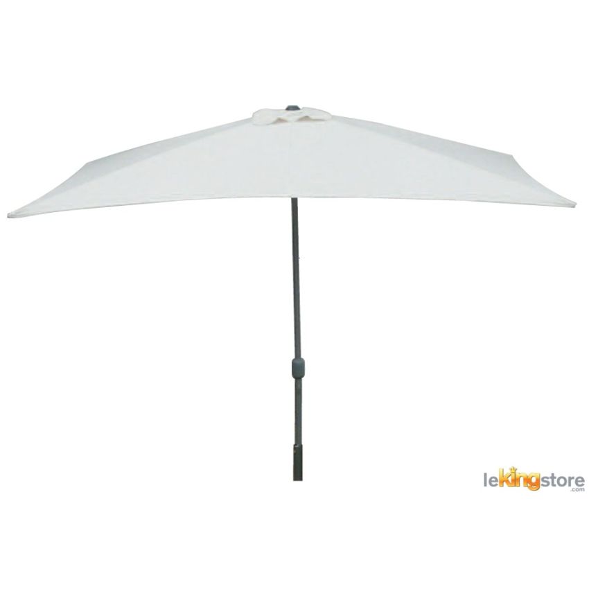 Parasol CATHAY Polyester 300x200/6 cm Ecru